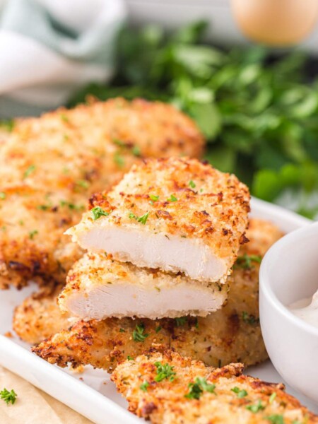 Air Fryer Ranch Chicken on a plate