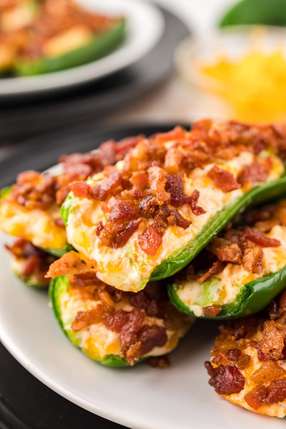 These Air Fryer Jalapeno Poppers are delicious and addictive appetizers that will surely be a hit at any party or gathering. via @familyfresh