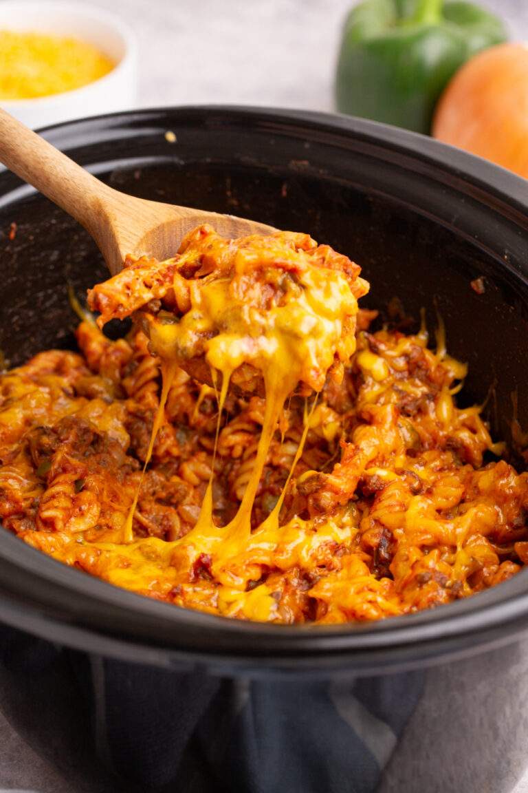 Crockpot Sloppy Joe Casserole