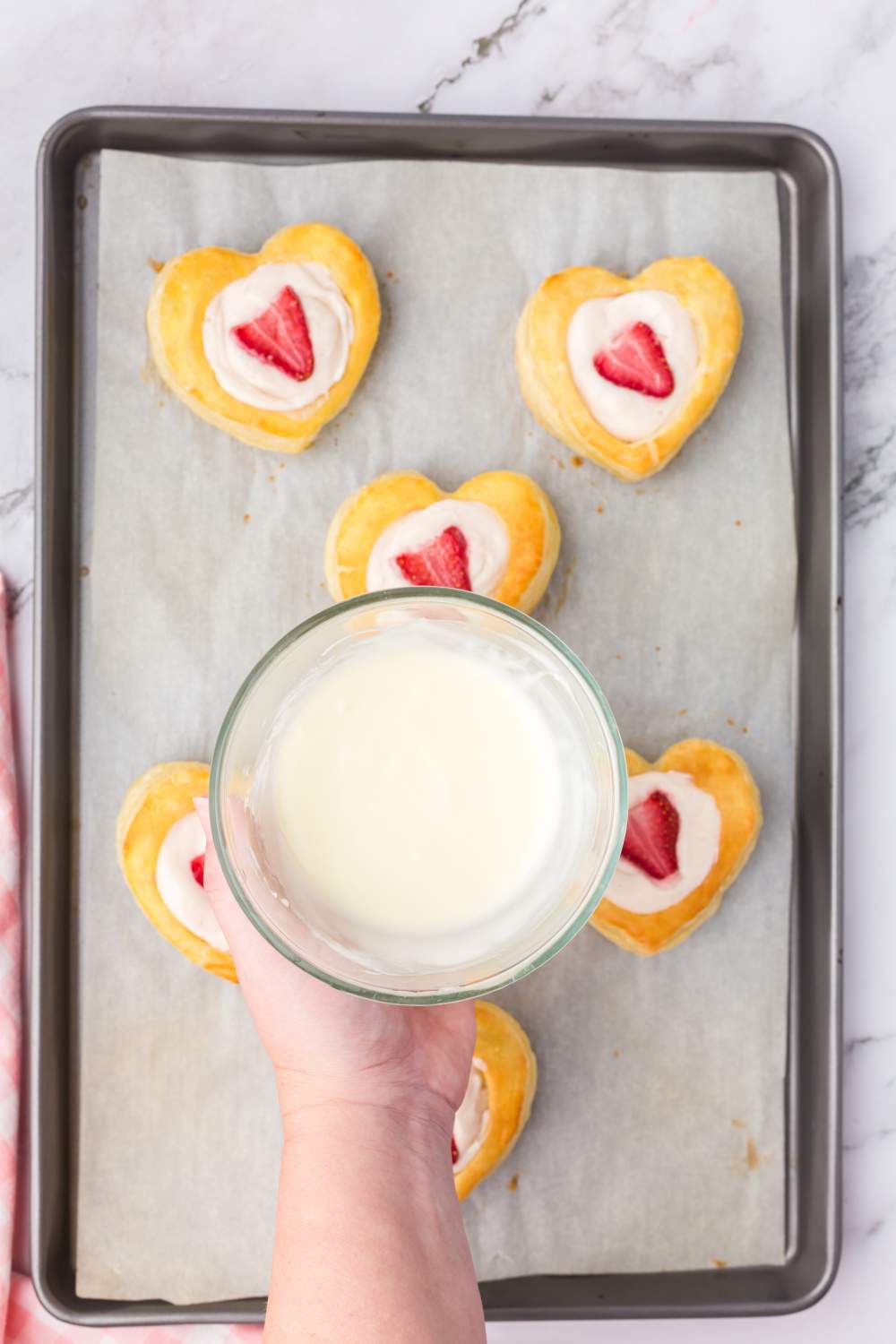 frosting in small mixing bowl