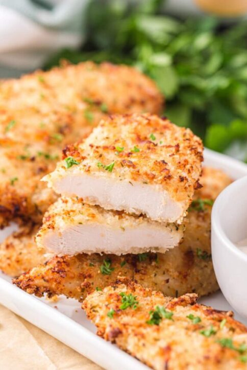 Air Fryer Ranch Chicken on a plate