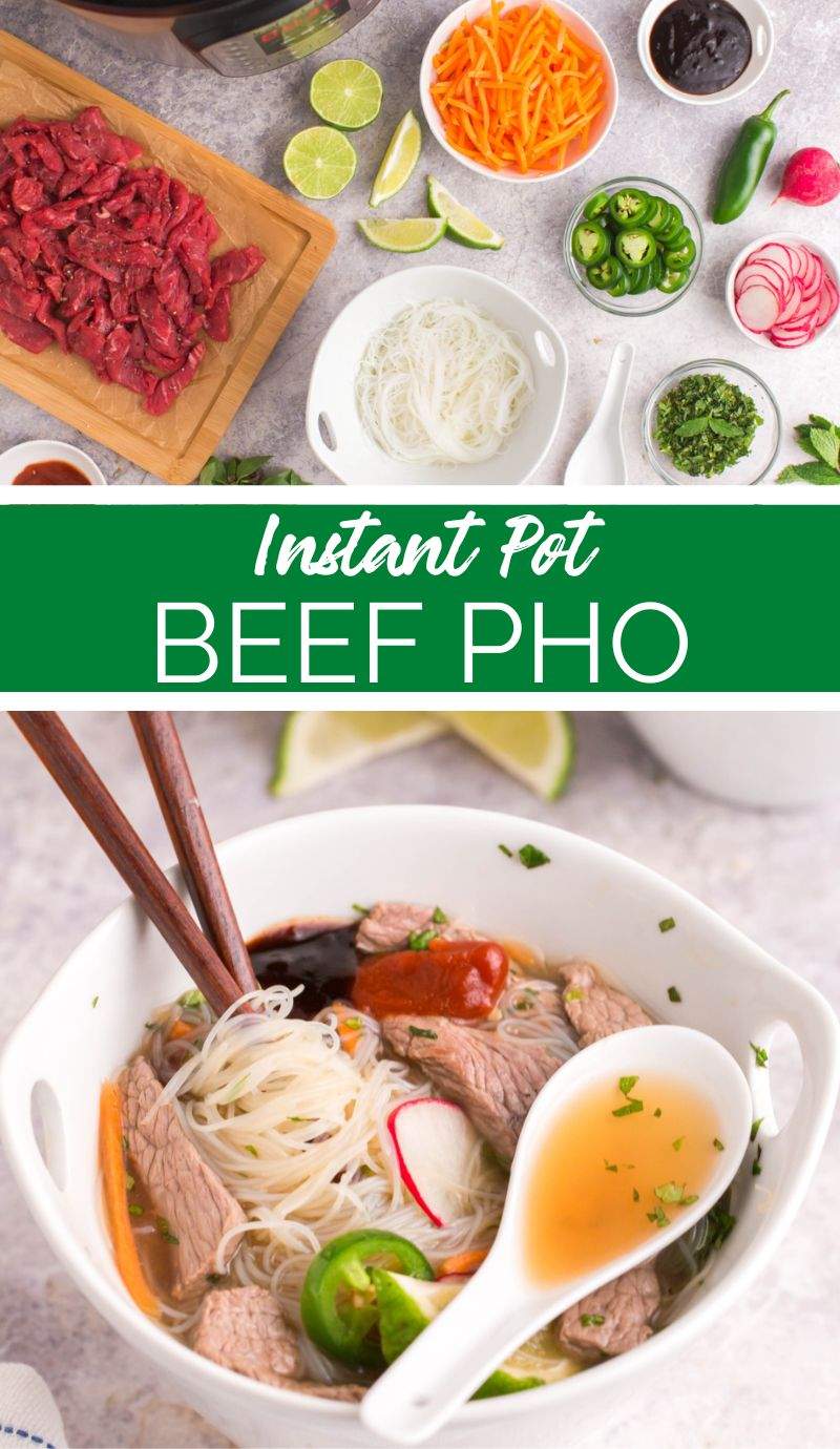 This Instant Pot Beef Pho packs all the usual flavors and textures of a rich and nutritious pho without you needing to attend to it for hours on end. via @familyfresh