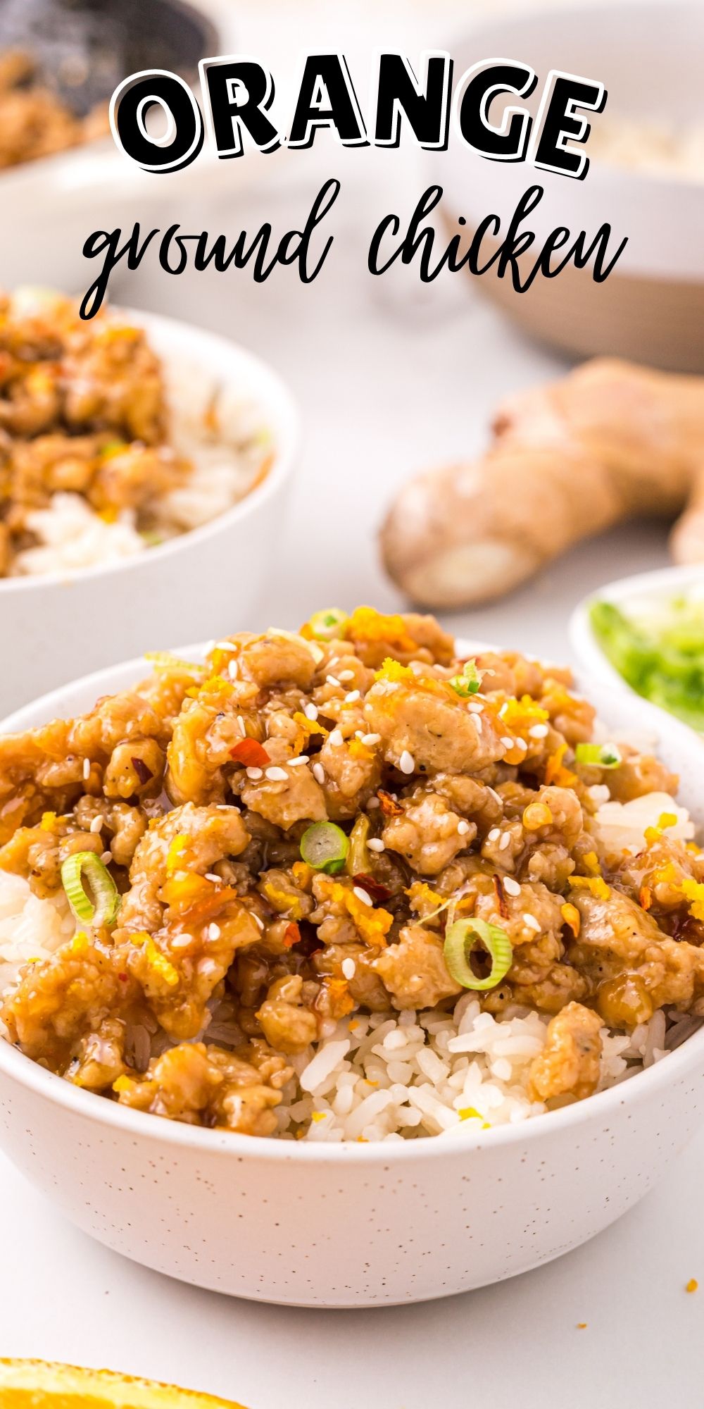 This orange ground chicken recipe is packed with flavor, and you won’t even miss the fried chicken of the tradition take-out dish. via @familyfresh