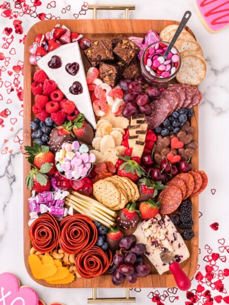Valentine’s Day Snack Board