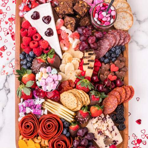 Valentine’s Day Snack Board