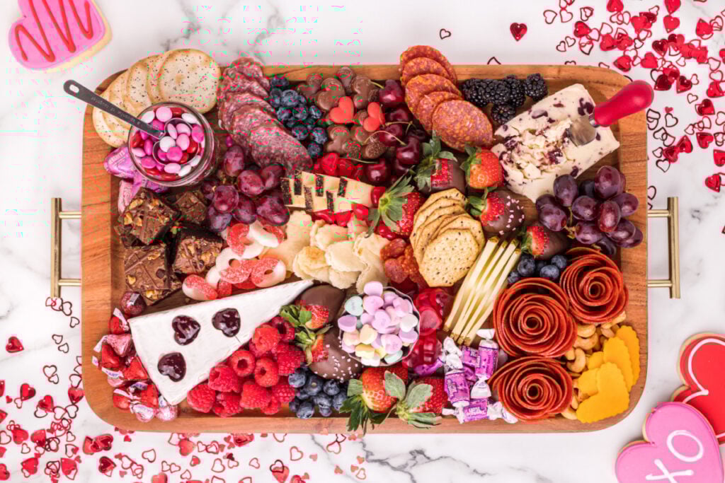 Valentine’s Day Snack Board