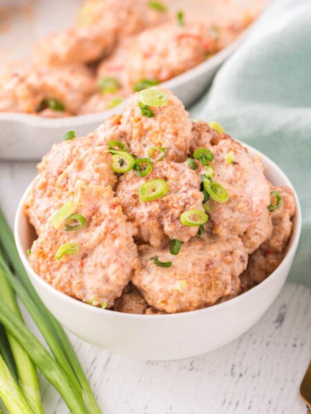 Bang Bang Shrimp in a bowl