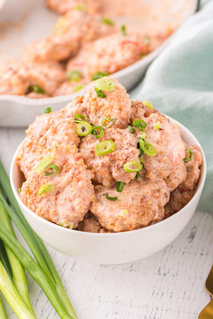 Bang Bang Shrimp in a bowl