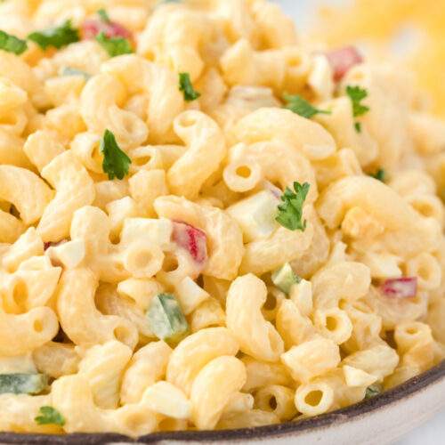 Classic Macaroni Salad in a bowl