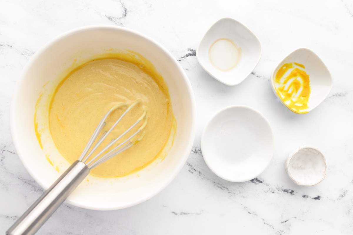 dressing mixed in a bowl