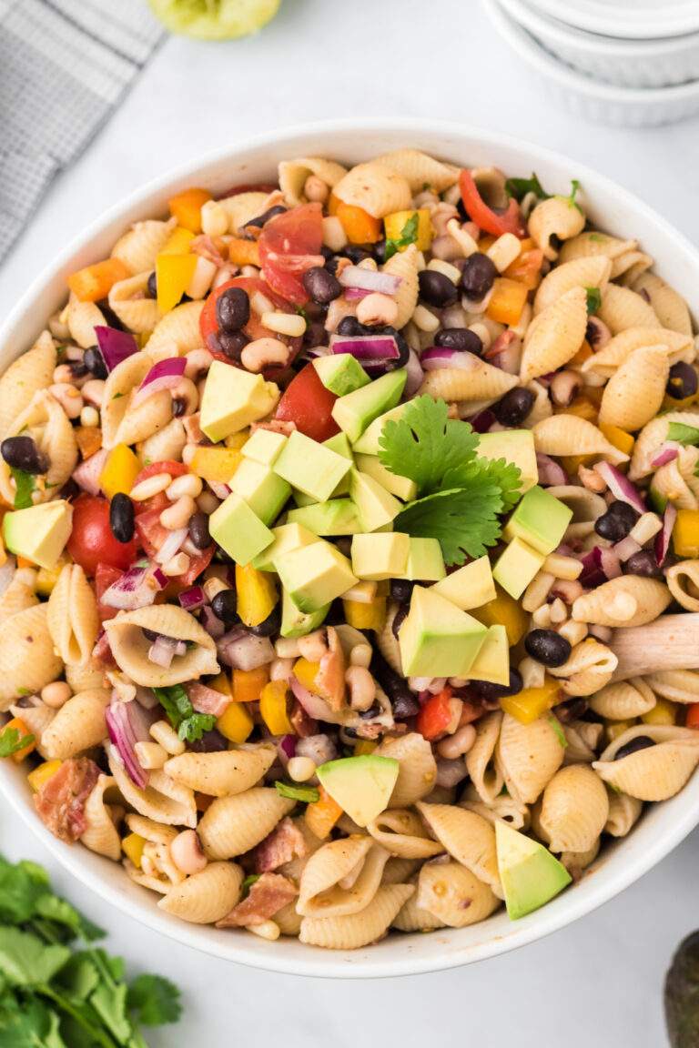 Cowboy Caviar Pasta Salad 