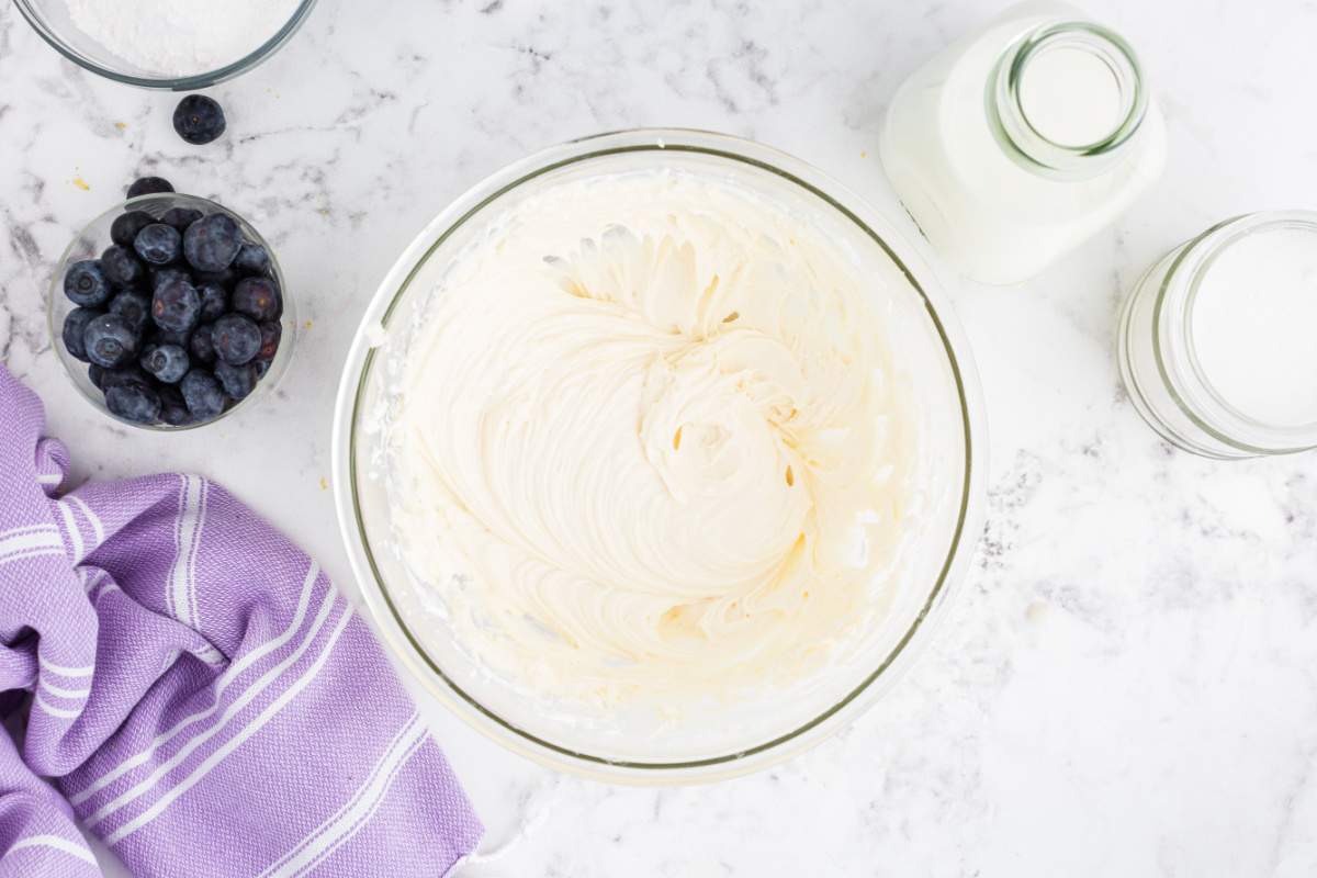 creamy mixture in bowl