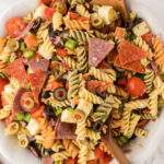 Classic Italian Pasta Salad in a bowl