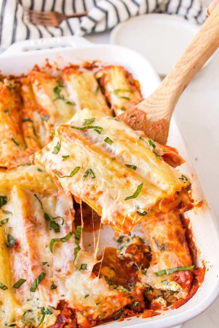 Italian Sausage Manicotti