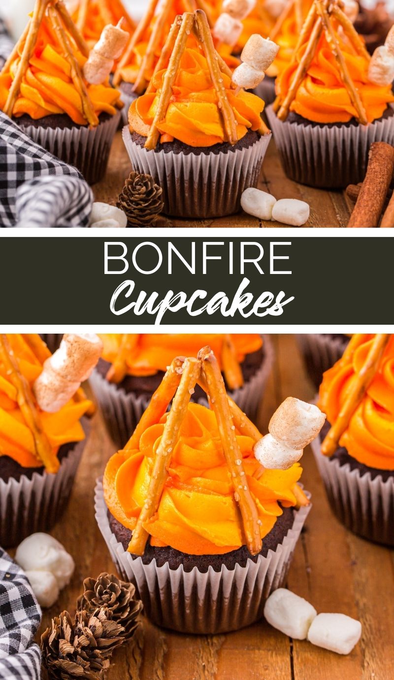The best thing about cupcakes is all the cute ways you can decorate them. Here’s a fun little idea for summertime: Bonfire Cupcakes. via @familyfresh