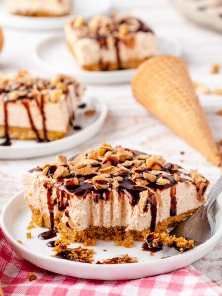 Drumstick Frozen Dessert on a plate