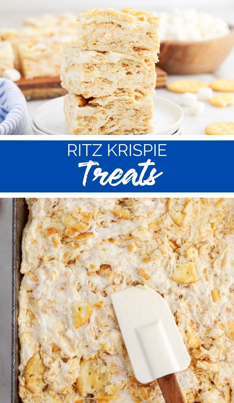 Upgrade your marshmallow treats with our Ritz Krispie Treats recipe. Gooey marshmallows meet buttery crunch for pure delight. via @familyfresh