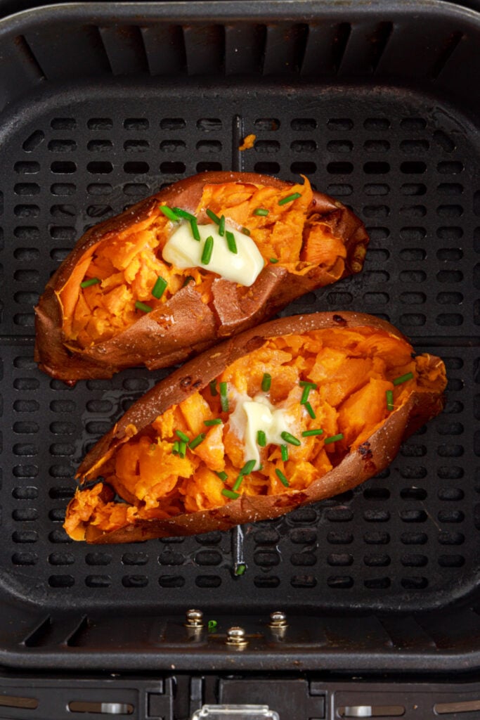 Baked Sweet Potatoes in the Air Fryer-