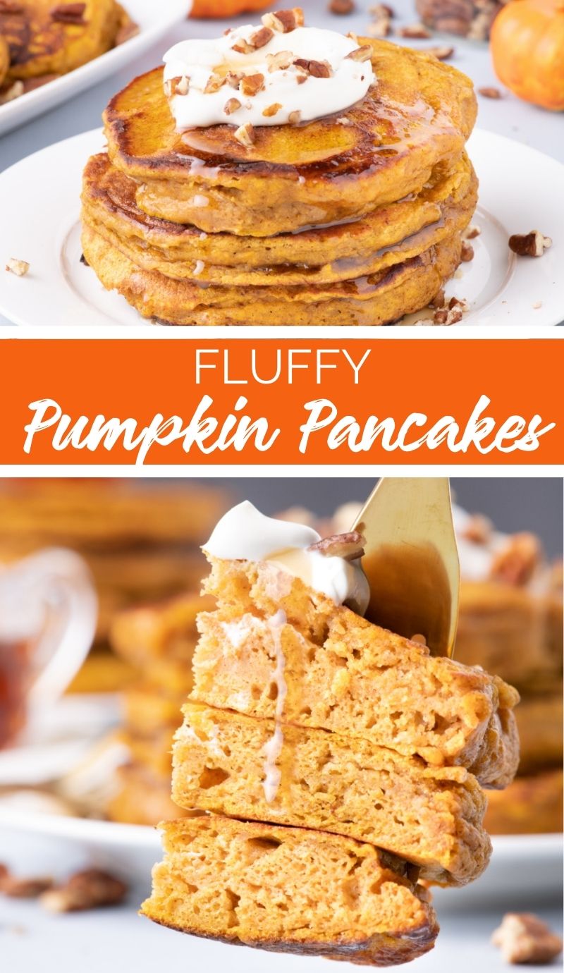 What better way to embrace the fall season than with a stack of fluffy, golden-brown Pumpkin Pancakes! via @familyfresh