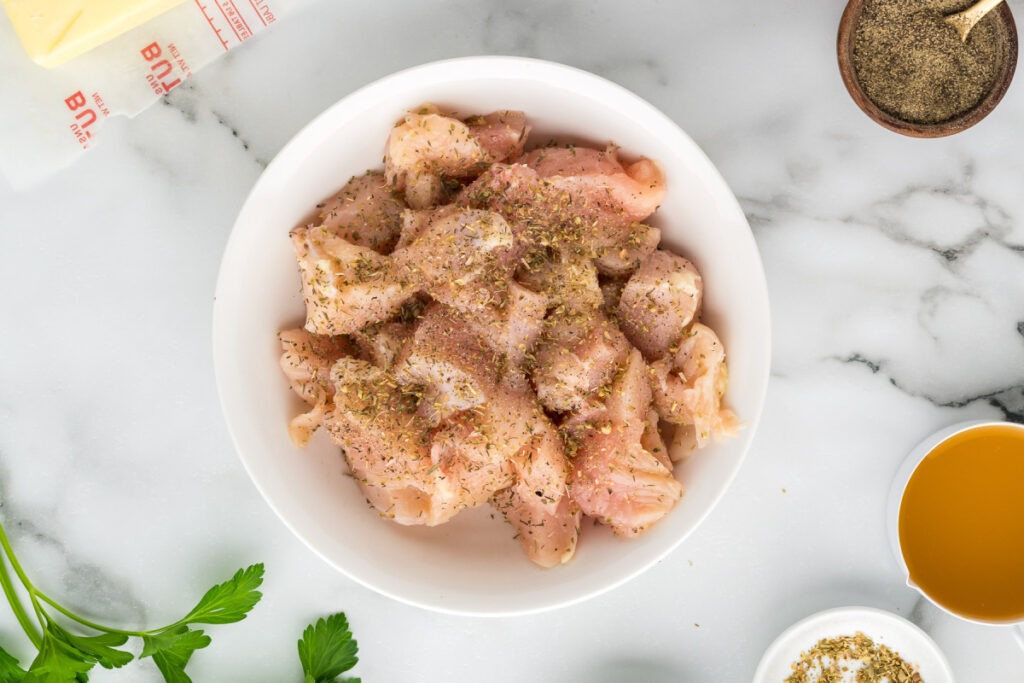 Garlic Butter Chicken Bites - Family Fresh Meals