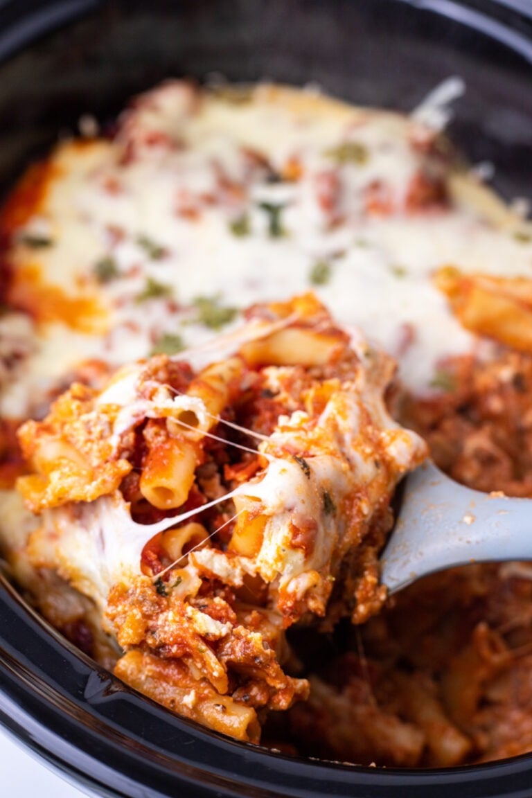 Slow Cooker Baked Ziti - Family Fresh Meals