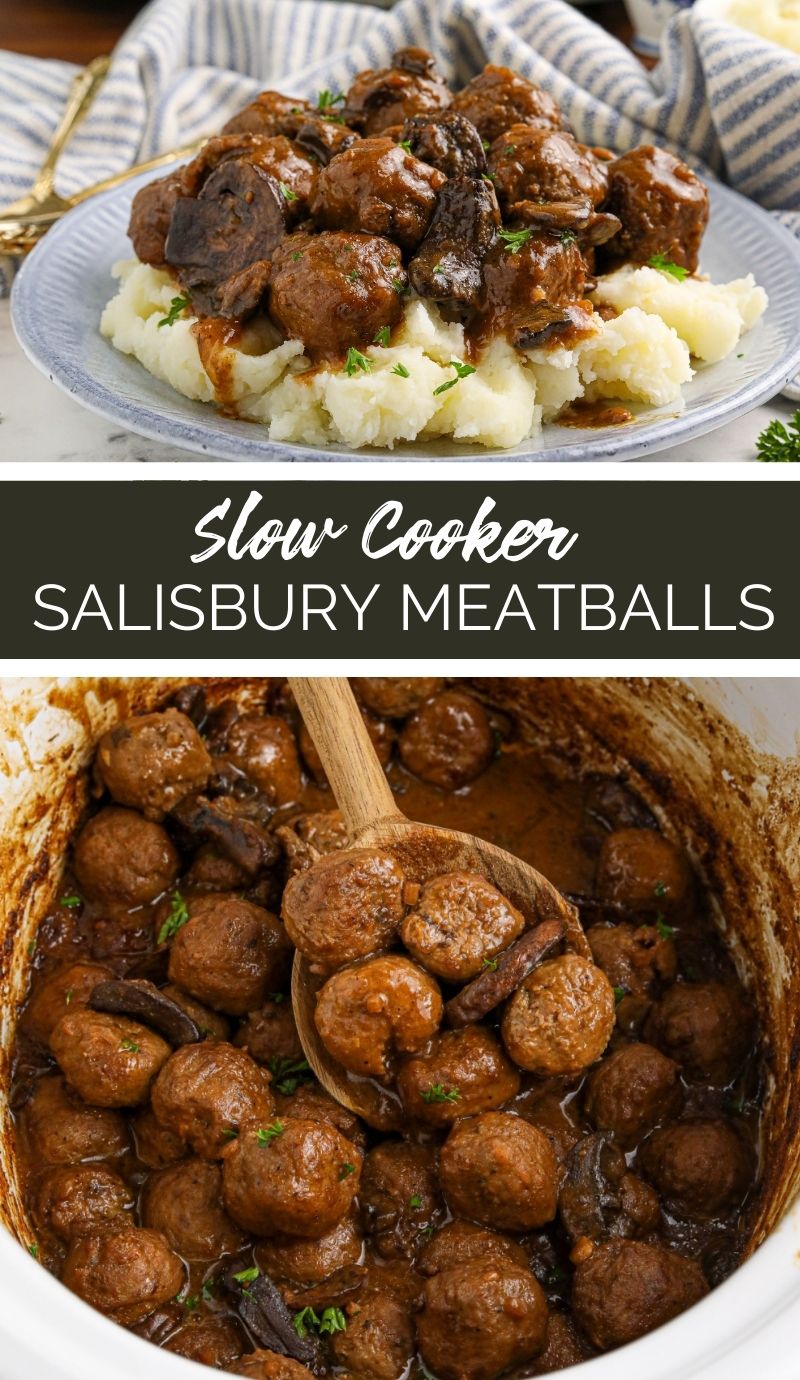 Slow Cooker Salisbury Meatballs - Family Fresh Meals