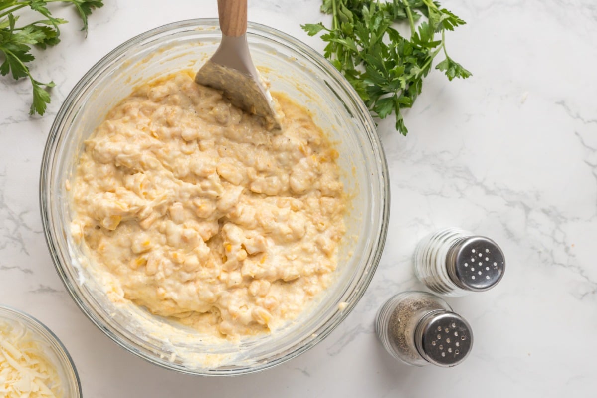 ingredients mixed in a bowl