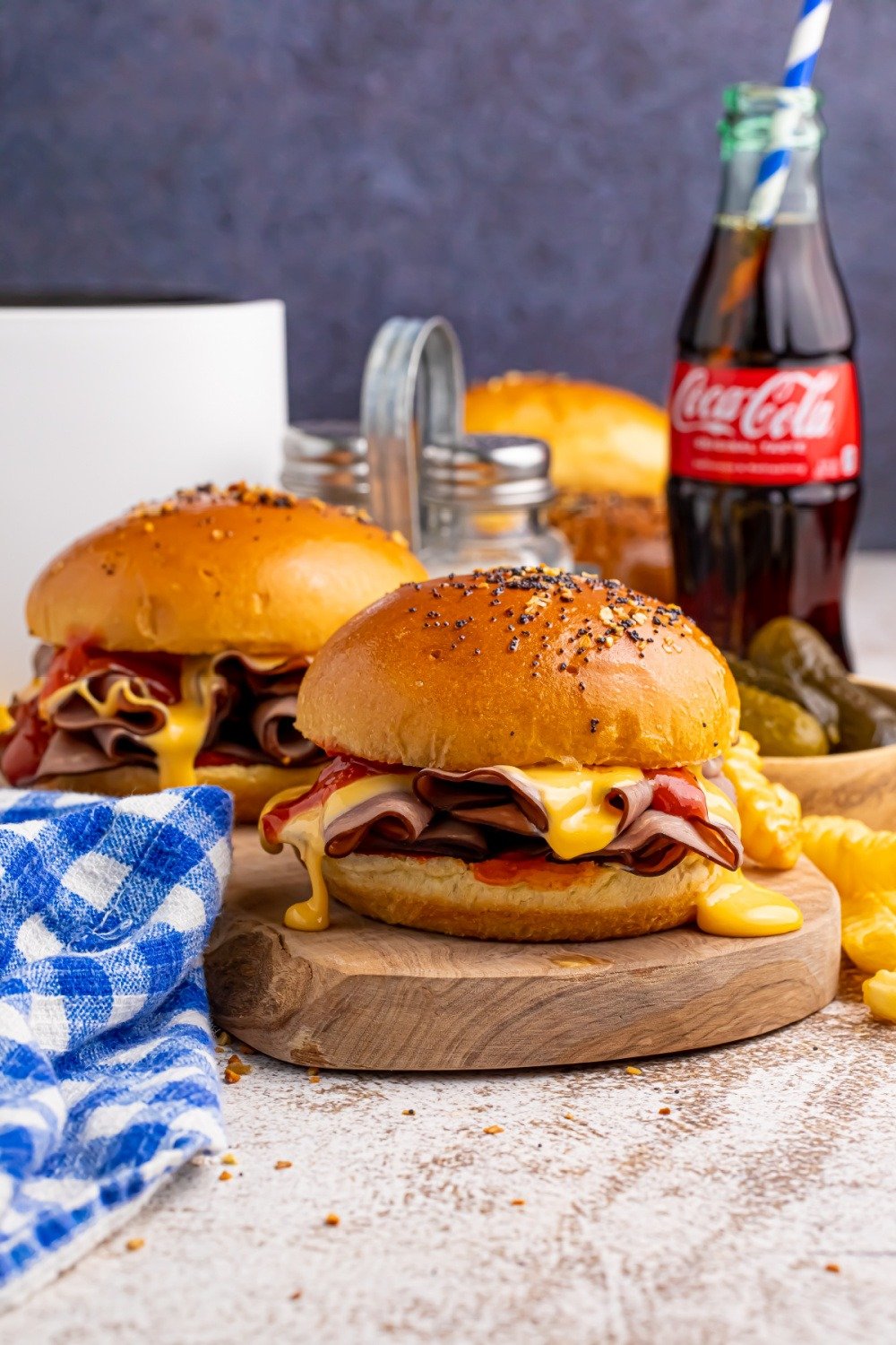 Air Fryer Copycat Arbys Beef Sandwiches 