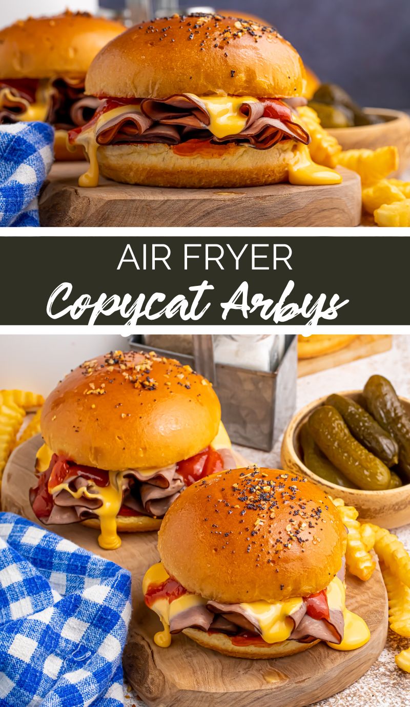 These Air Fryer Copycat Arby's Beef Sandwiches will transform your kitchen into a fast-food haven in just 20 minutes! via @familyfresh