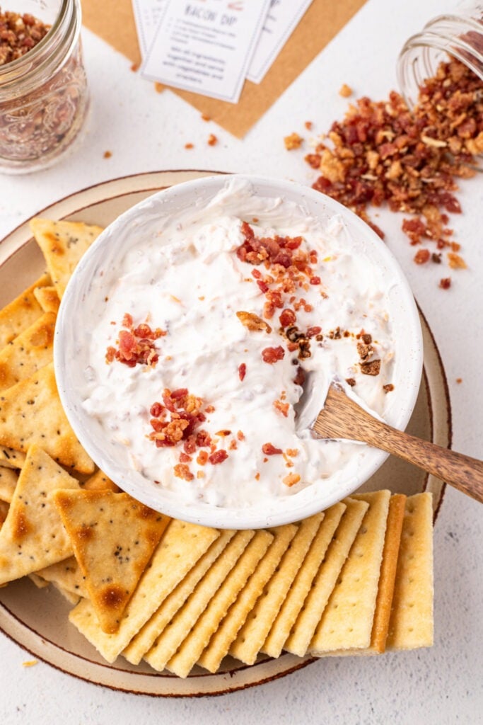 Bacon Dip in a bowl