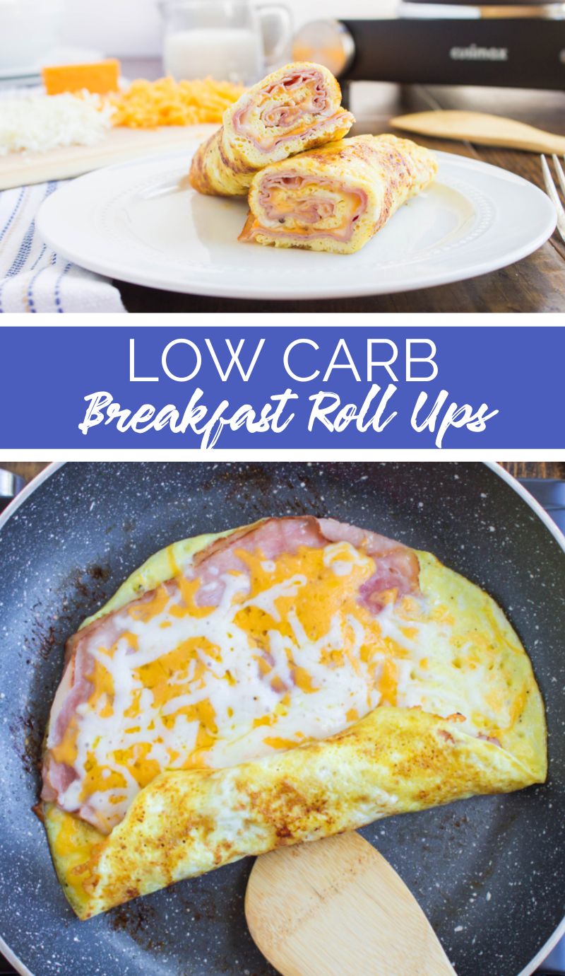 These Low Carb Breakfast Roll Ups are the perfect fit for those on a keto diet or looking for a low-carb breakfast option. via @familyfresh