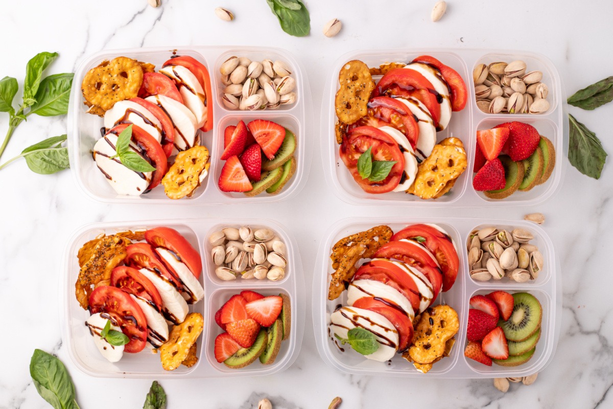 Caprese Lunchbox Idea recipe from Family Fresh Meals