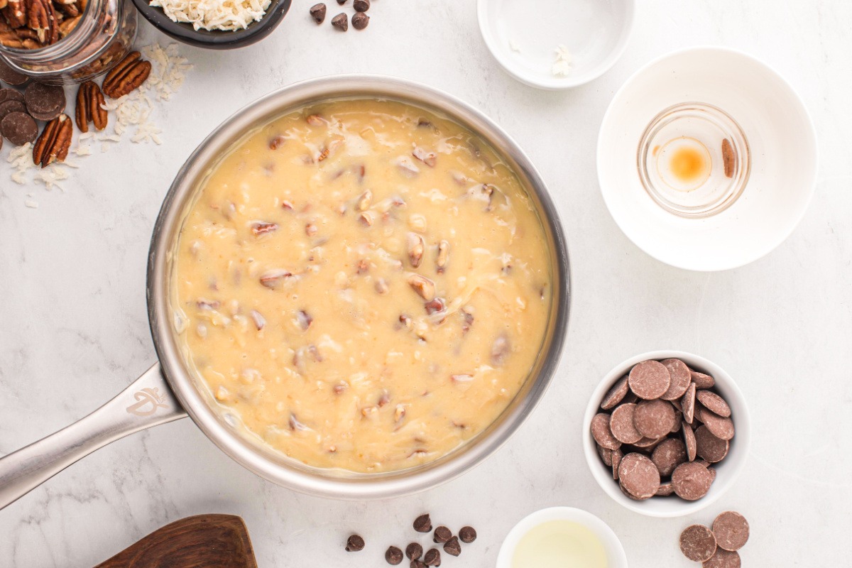 German Chocolate Cake Cookie filling 