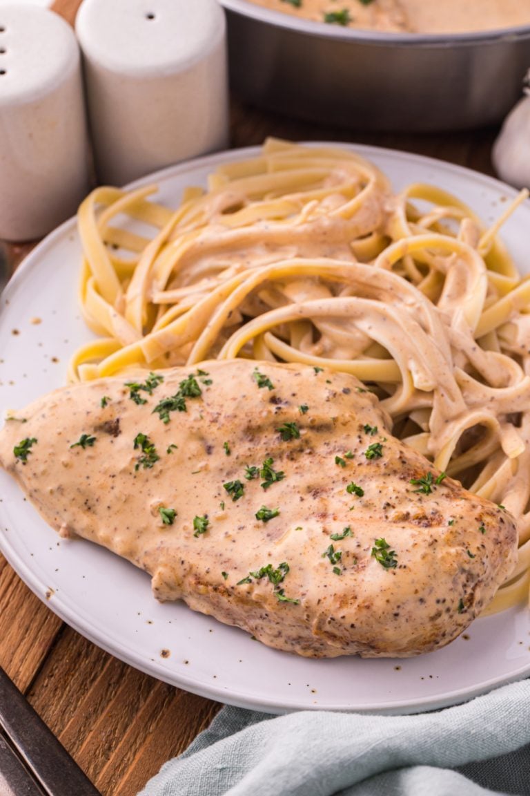 Chicken Lazone on a plate