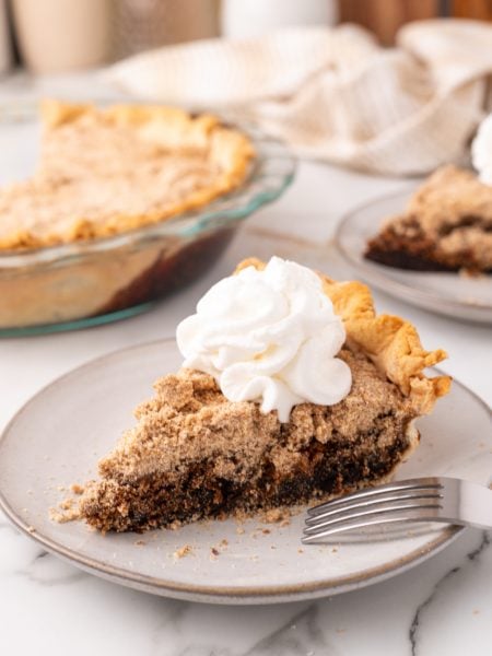 Shoofly Pie on a plate