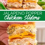 Jalapeno Popper Chicken Sliders from Family Fresh Meals