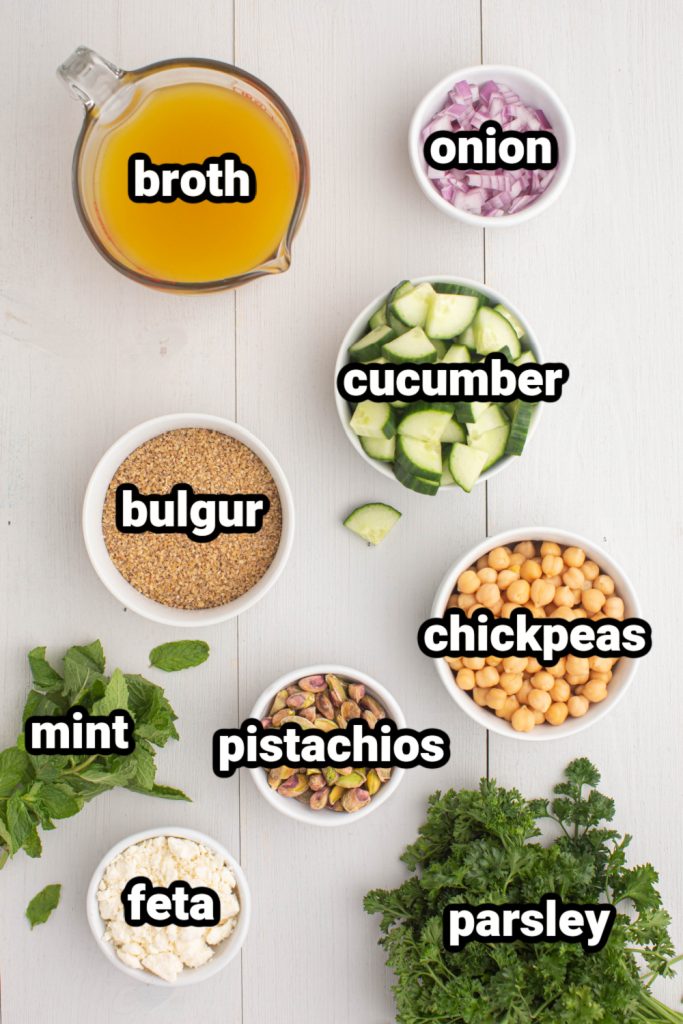 ingredients for Famous Jennifer Aniston Salad
