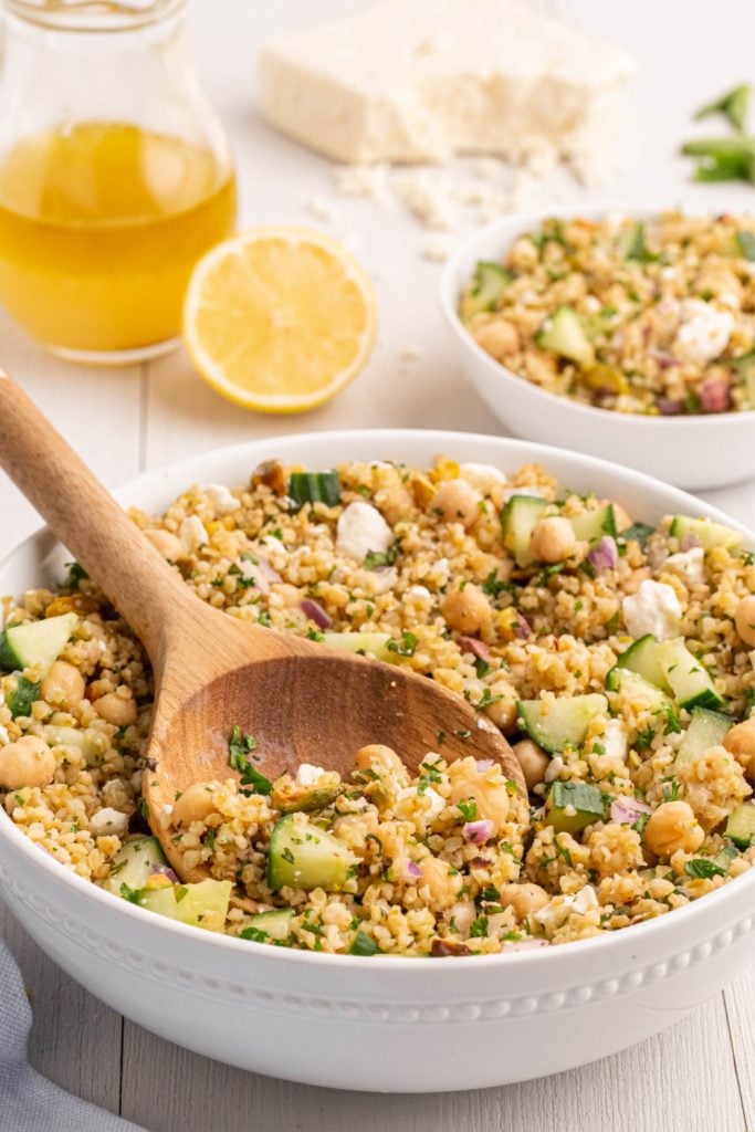 Famous Jennifer Aniston Salad in a bowl