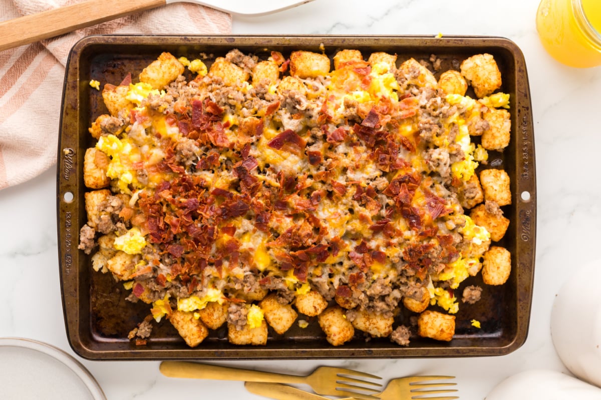 totchos on a pan