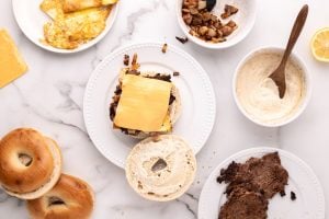 cheese sliced added to top