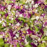 Dill Pickle Salad in a bowl