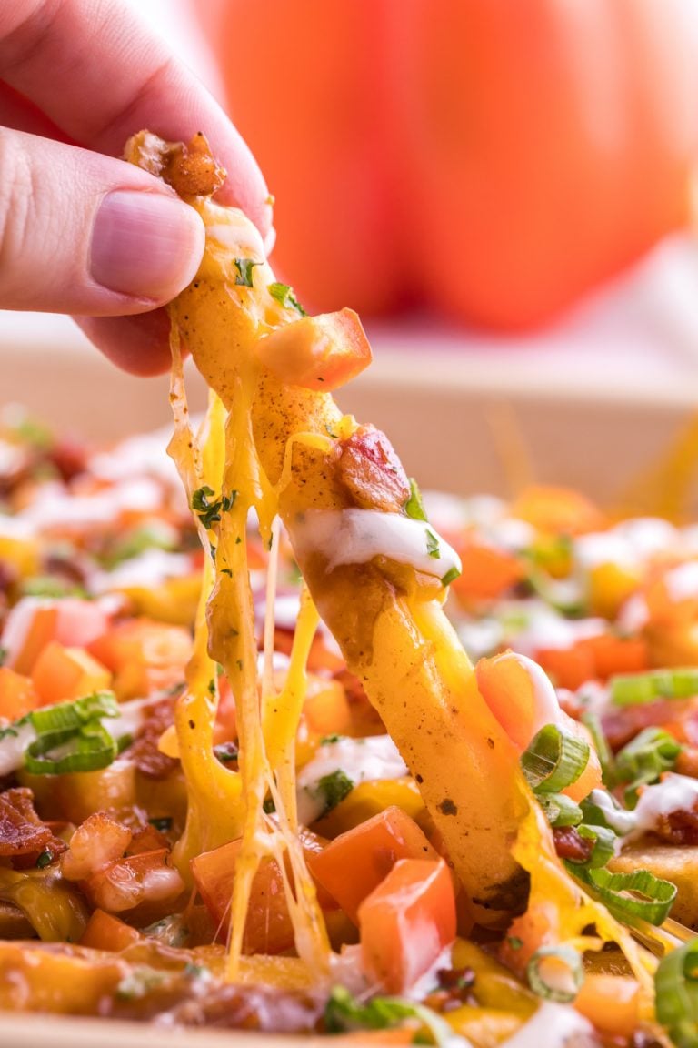 Dirty French Fries on a baking sheet