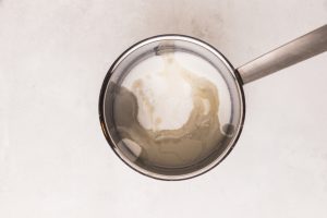 sugar, corn syrup, water and salt in a medium saucepan
