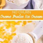 Homemade No Churn Creme Brulee Ice Cream recipe from Family Fresh Meals