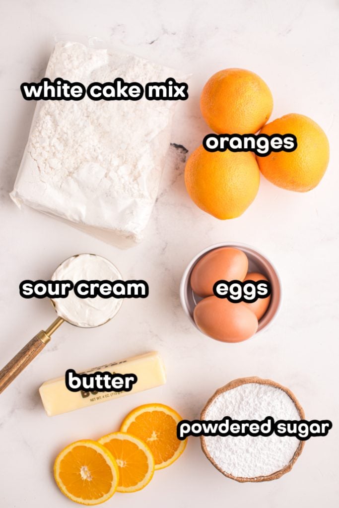 Orange Juice Cake ingredients