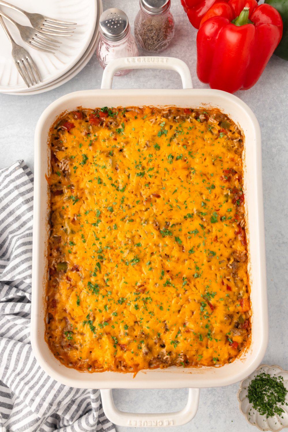 Easy Sausage and Rice Casserole