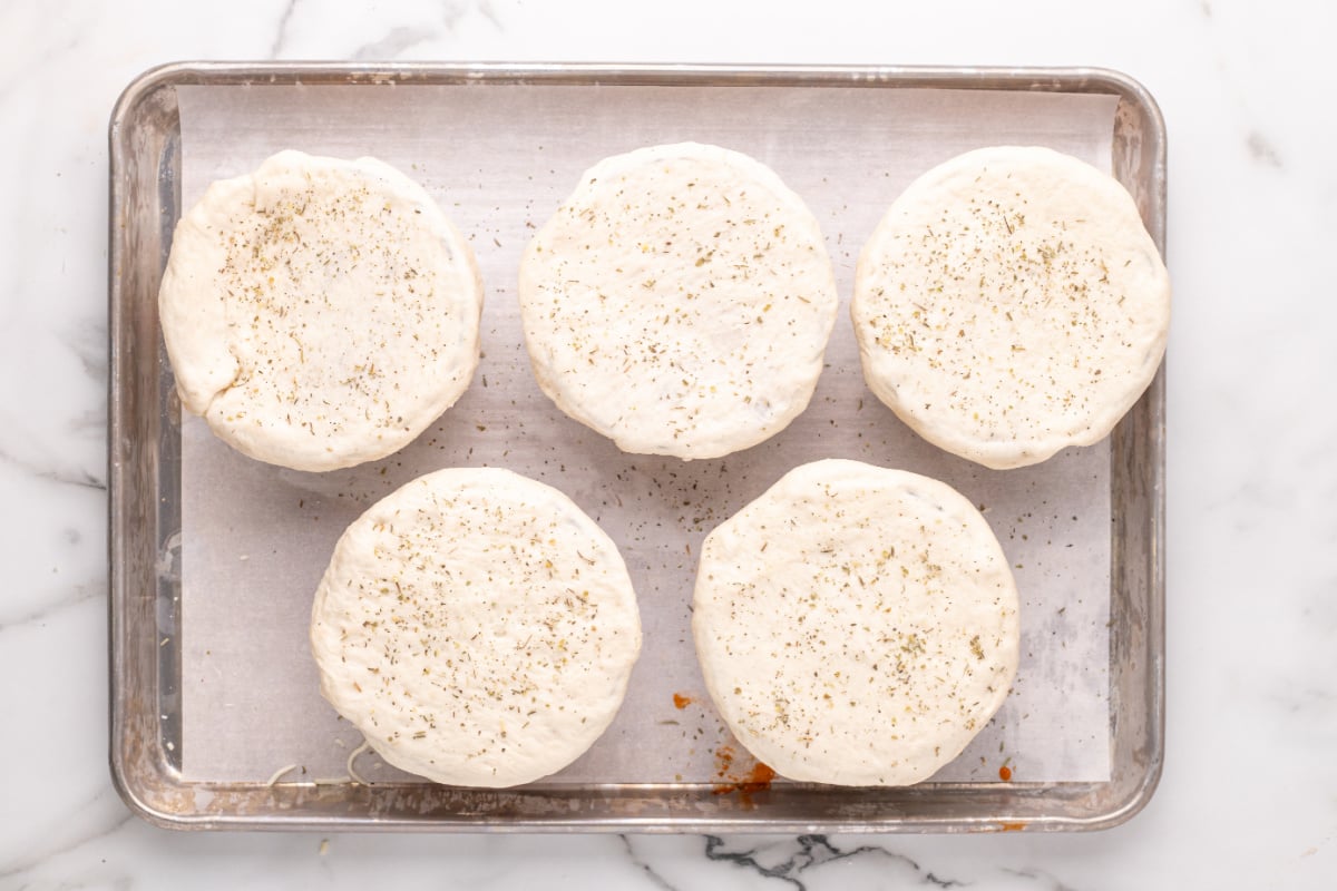 pie crust placed on top of dishes