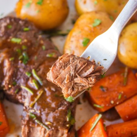 Dutch Oven Pot Roast recipe from Family Fresh Meals