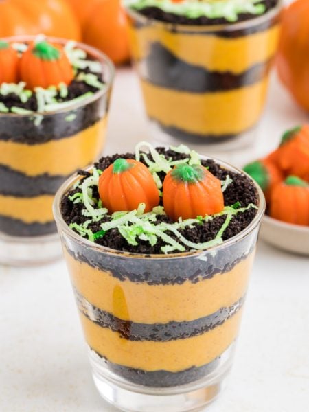Pumpkin Patch Pudding Cups
