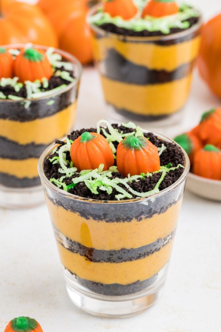 Pumpkin Patch Pudding Cups